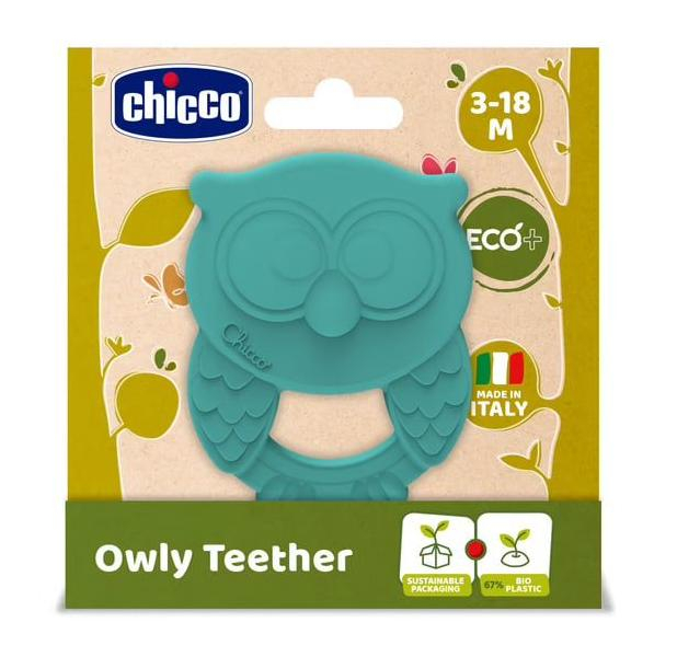 دندان‌گیر جغد چیکو Chicco Owly Teether مناسب نوزاد ۳ تا ۱۸ ماه