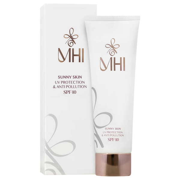 کرم ضد آفتاب ام اچ آی محافظ پوست و ضد آلودگی SPF40 حجم 50 میلی لیتر